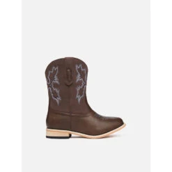 Western Boots Baxter Childrens Brown Junior -Equestrian equipment 20372804 5