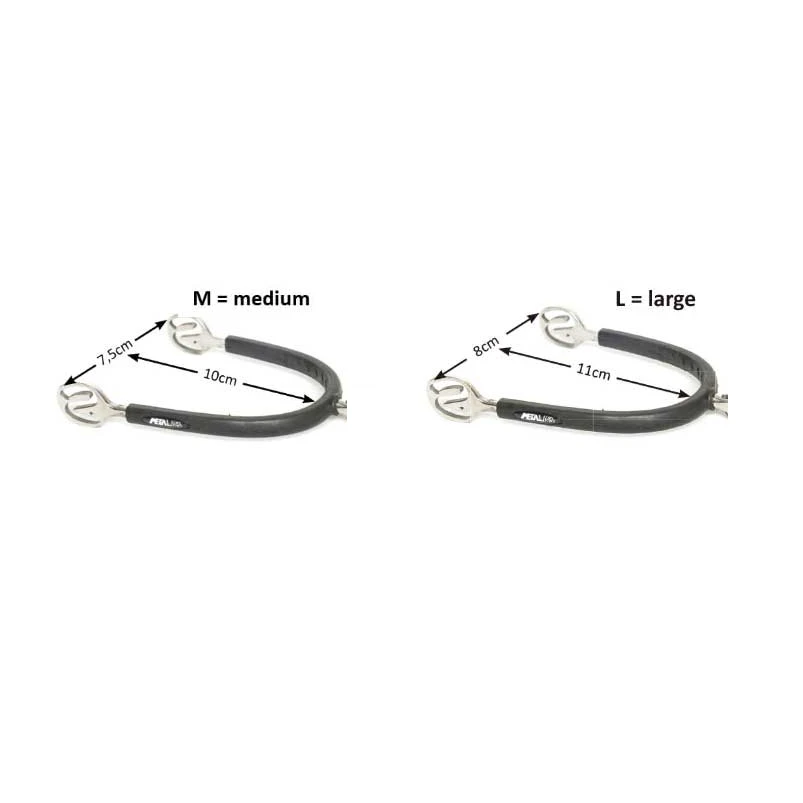 25mm Hexagon Rowel Metalab SS Rubber Spur 4 25mm Hexagon Rowel Metalab SS Rubber Spur - Image 2