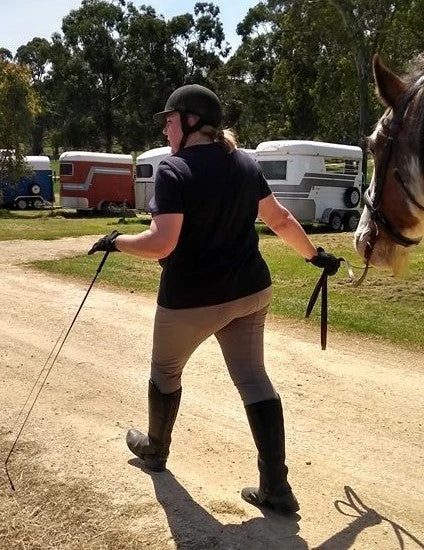 CoolMax Jodhpurs In Sizes 6 To 28, In Grey 4 CoolMax Jodhpurs In Sizes 6 To 28, In Grey - Image 2