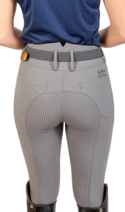 Grey Hannah High Waisted Breech By QJ Riding Wear -Equestrian equipment 61761197 10156272924677344 8208043009325924352 n 52f5cf69 088f 4c8d bf5e ecca57353f10