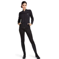 Sweatshirt Ariat Ascent Full Zip Black Ladies -Equestrian equipment Ariat Ascent Full Zip Sweatshirt Black Ladies 5 49a7137b 71bd 46af afe0 7be8262b447d
