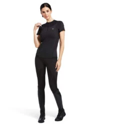 Baselayer Ariat Ascent Short Sleeve Black Ladies -Equestrian equipment Ariat Ascent Short Sleeve Baselayer Black Ladies 5 ae900196 fb10 4bb4 bdd7 1b04ab6782ef