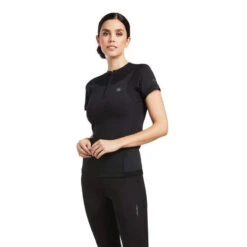 Baselayer Ariat Ascent Short Sleeve Black Ladies