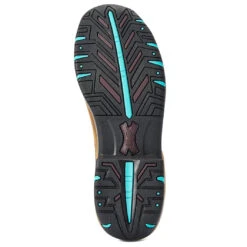 Brown And Turquoise Ariat Terrain H20 Boots For Women -Equestrian equipment Ariat Boots Terrain H20 Brown Turquoise Ladies 5