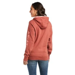 Hoodie Ariat Real Arm Logo Marsala W22 Ladies -Equestrian equipment Ariat Hoodie Real Arm Logo Marsala W22 Ladies 3 662afb98 14a4 485f b823 6bdb58d15461