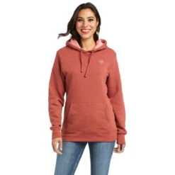 Hoodie Ariat Real Arm Logo Marsala W22 Ladies -Equestrian equipment Ariat Hoodie Real Arm Logo Marsala W22 Ladies 4 27a03b0e 017a 4998 9f14 064d628a397b