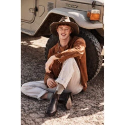 Boots Dress Baxter Goulburn Suede Chocolate Mens -Equestrian equipment Baxter Boots Goulburn Suede Chocolate Mens 3
