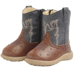 Western Boots Baxter Childrens Dark Brown Baby