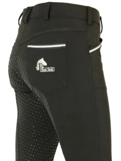 CoolMax Jodhpurs In Sizes 6 To 28, In Black With Silicone Seat Grip -Equestrian equipment BlackCoolMaxJodhpurs c27680c7 cb4b 4b1a a700 71b50f6d4529
