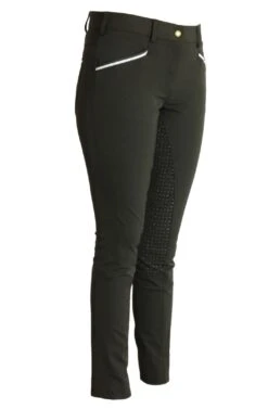 CoolMax Jodhpurs In Sizes 6 To 28, In Black With Silicone Seat Grip -Equestrian equipment CoolMax Black 6 148753f8 94be 4198 b754 344213c39d52