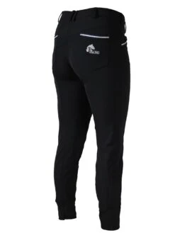 CoolMax Black Breeches In Sizes 6 To 28 - No Silicone -Equestrian equipment CoolMax black breeches no silicone Plum Tack