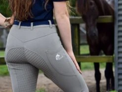 CoolMax Grey Breeches With Phone Pockets -Equestrian equipment CoolmaxforFb 7993b645 e124 4770 b90e 3462315870a3