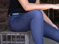 Denim Jodhpurs With Silicone Seat Classic Jeans Pockets -Equestrian equipment Denim jodhpurs casual a8dbf23e 909d 4588 ae63 f05e881633a9