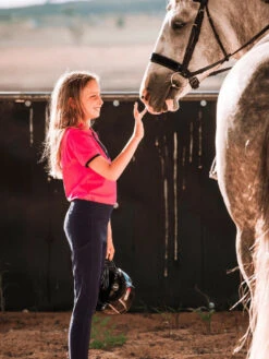 Child's Navy Lexington Tights In Earlwood -Equestrian equipment Earlwood Lexington Tights Navy Childs 9