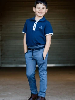 Jodhpurs Earlwood Tracky Navy Childs -Equestrian equipment Earlwood Tracky Jodhpurs Navy Childs 15