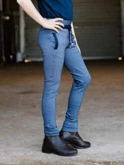 Jodhpurs Earlwood Tracky Navy Childs -Equestrian equipment Earlwood Tracky Jodhpurs Navy Childs 4