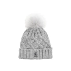 Cavallo EDITA Knitted Beanie -Equestrian equipment Edita grey beanie 8e2d1915 3ae6 4762 8290 7f3314fb6a3d