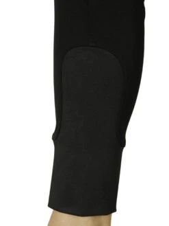 CoolMax Black Breeches In Sizes 6 To 28 - No Silicone -Equestrian equipment Euro Sock Leg on Breeches Plum Tack