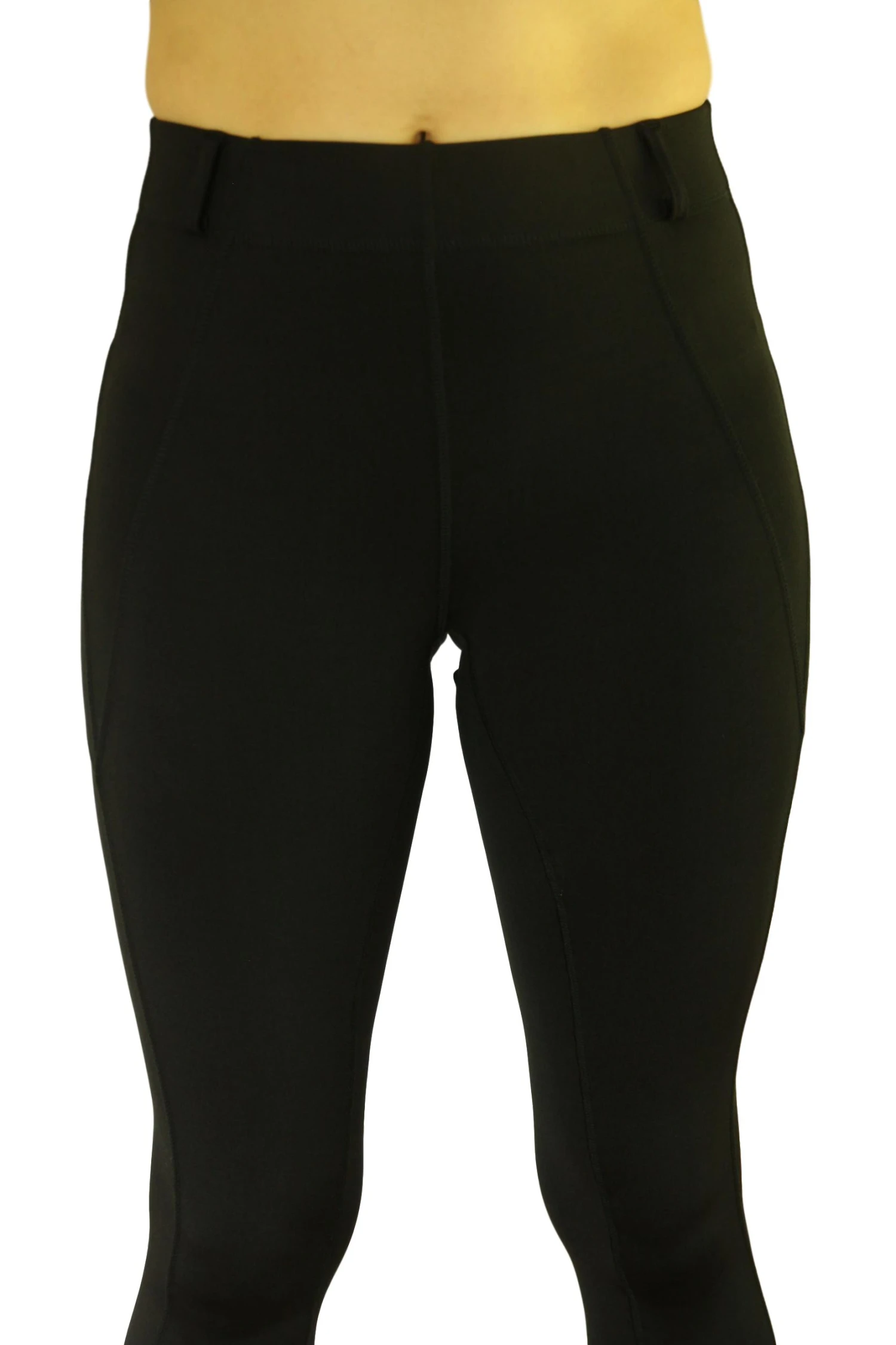 Classic Black Riding Tights - Silicone-Free 5 Classic Black Riding Tights - Silicone-Free - Image 3