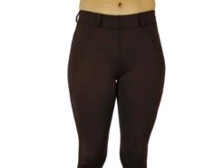Java Brown Riding Tights, Sizes 6-28 -Equestrian equipment Javabrownridingtightswithphonepocket10