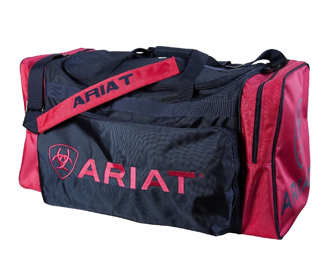 Luggage Ariat Gear Bag Large Pink & Navy 4 Luggage Ariat Gear Bag Large Pink & Navy - Image 2