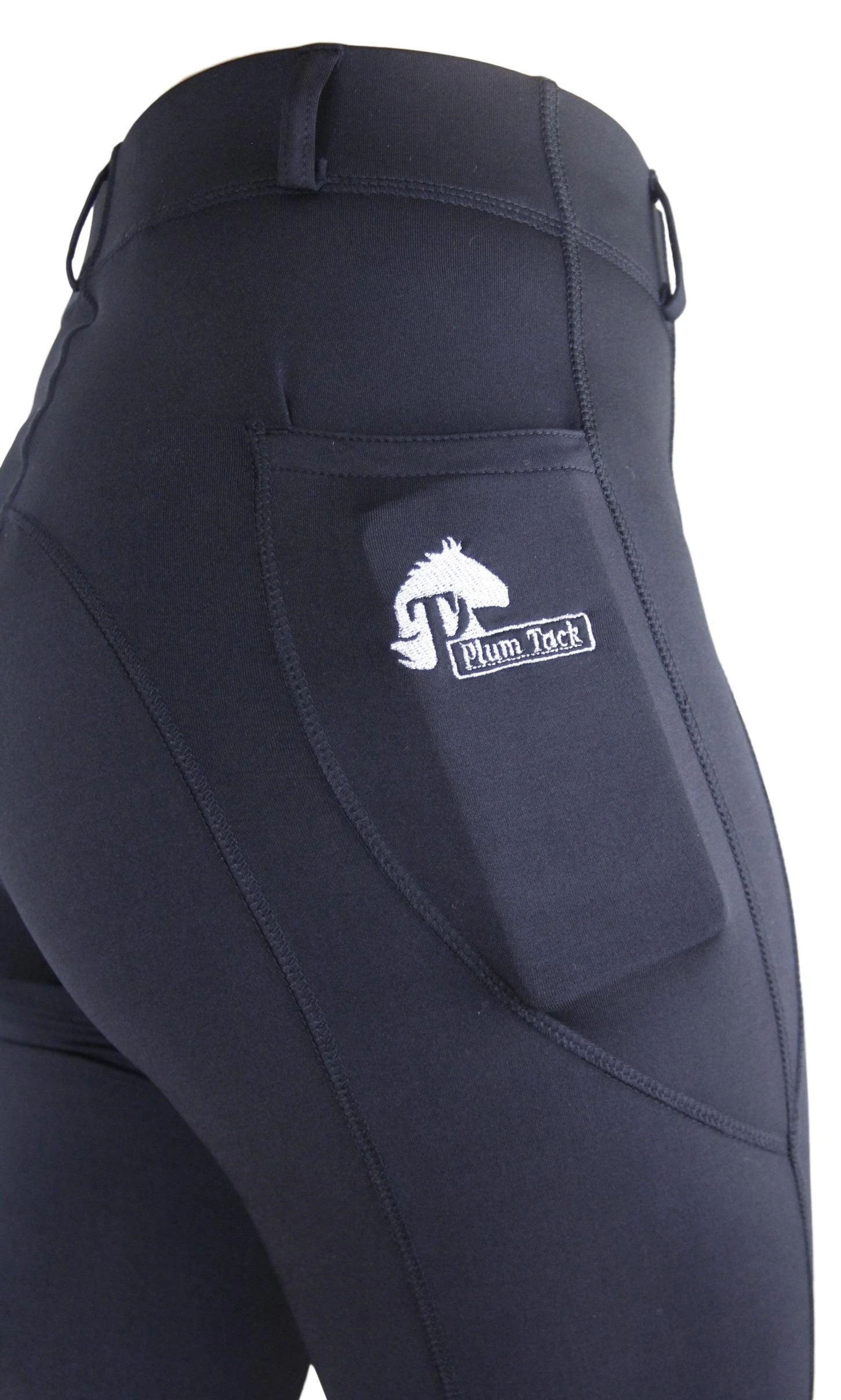 Classic Black Riding Tights - Silicone-Free 10 Classic Black Riding Tights - Silicone-Free - Image 8