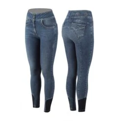 Animo Necus Ladies Demin Breeches Full Seat