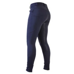 CoolMax Navy Breeches With Silicone Seat Grip -Equestrian equipment NavyCoolMaxBreecheswithsiliconeseatandphonepocketsd 10fe8cb3 7060 4b72 adce 8a40656dd713