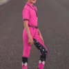 Jodhpurs Peter Williams Pull On Unicorn Printed Pink & Navy Childs -Equestrian equipment Peter Williams Pull On Unicorn Printed Jodhpurs Pink Navy Childs