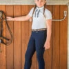 Jodhpurs Peter Williams Sticker Navy Childs 1 Jodhpurs Peter Williams Sticker Navy Childs -Equestrian equipment Peter Williams Sticker Jodhpurs Navy Childs