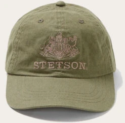 Cap Stetson Linen Olive -Equestrian equipment Stetson Cap Linen Olive 2