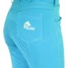 Micro Woven Cotton Blend Jodhpurs In Turquoise - Final Runout, Last Sizes 1 Micro Woven Cotton Blend Jodhpurs In Turquoise - Final Runout, Last Sizes -Equestrian equipment TurquoiseJodhpurs