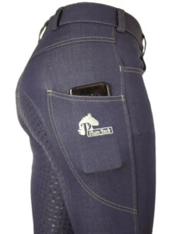 Denim Jodhpurs With Silicone Seat And Phone Pocket -Equestrian equipment Untitled 14 3 a0232aa5 bb76 457b 9e88 faa32119bb38
