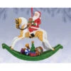 Breyer Rocking Horse Santa Ornament -Equestrian equipment Zz Breyer Stablemates Rocking Horse Santa Ornament