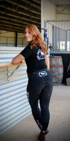 Black Active Tights 20 Black Active Tights -Equestrian equipment active tights black 706590