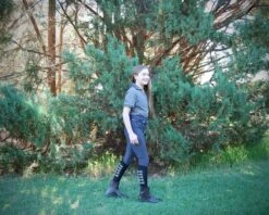 Grey Active Tights -Equestrian equipment active tights grey 693535