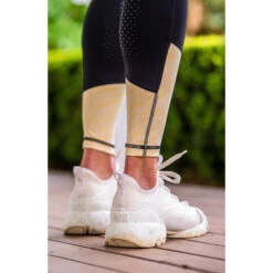 BARE Equestrian Lemon Performance Riding Tights -Equestrian equipment bare equestrian performance riding tights lemon southern sport horses 4