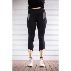 BARE Equestrian Lemon Performance Riding Tights -Equestrian equipment bare equestrian performance riding tights lemon southern sport horses 5
