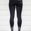 Black Python BARE Equestrian Leggings With Enhanced Performance 2 Black Python BARE Equestrian Leggings With Enhanced Performance -Equestrian equipment bare equestrian performance tights black python trailrace equestrian outfitters