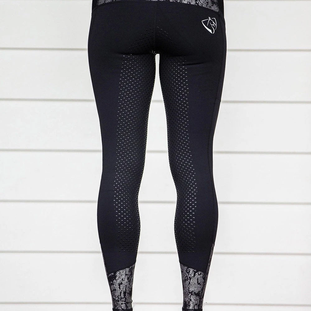Black Python BARE Youth Performance Tights 5 Black Python BARE Youth Performance Tights - Image 3