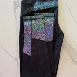 Youth Performance Tights - Mermaid By BARE -Equestrian equipment bare youth performance tights mermaid trailrace equestrian outfitters 3
