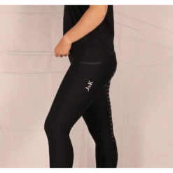 Black Ultimate Riding Tights -Equestrian equipment blackgrey 378955