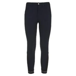 Cavalleria Toscana Kid's Laser Cut CT Detail Breeches -Equestrian equipment cavalleria toscana kids laser cut ct detail breeches trailrace equestrian outfitters 3