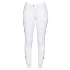 Cavalleria Toscana Ladies New Grip System Breeches - White -Equestrian equipment cavalleria toscana ladies new grip system breeches white trailrace equestrian outfitters 2