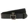 Cavalleria Toscana Youth Belt - Black -Equestrian equipment cavalleria toscana youth belt black trailrace equestrian outfitters