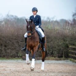 Charles Owen Ayr8 Plus - Faux Leather Finish -Equestrian equipment charles owen ayr8 plus leather look trailrace equestrian outfitters 5