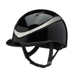 Charles Owen Halo - Glossy -Equestrian equipment charles owen halo gloss trailrace equestrian outfitters 4