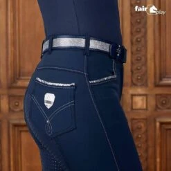 Full Seat Breeches - Fair Play Cleo Silicon - High-Quality Equestrian Apparel -Equestrian equipment full seat breeches fair play cleo silicon high quality equestrian apparel southern sport horses 3