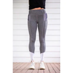 Performance Riding Tights: Grey Unicorn BARE Collection 9 Performance Riding Tights: Grey Unicorn BARE Collection -Equestrian equipment grey unicorn bare equestrian performance riding tights southern sport horses 3