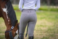 Navy Hannah High Waisted Breech By QJ Riding Wear -Equestrian equipment hannahgrey db9f8f4e a7e6 4409 8abb 30463ad44393